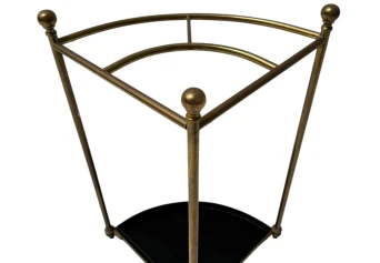 Hollywood Regency Brass Umbrella Stand, 1960s
